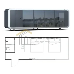PrefabSquare Apple Cabin Model P7