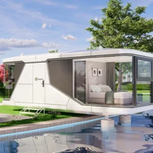 prefabsquare capsule house E6 banner